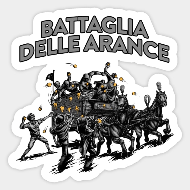 Battaglia Delle Arance Sticker by Vega Bayu